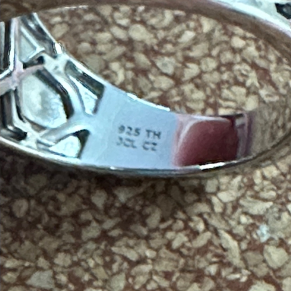 Multicolor Gemstone 925 Th Ring - image 3